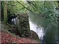 Pontdroed coll Afon Cothi / Afon Cothi lost footbridge in SA32 7NE