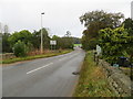Road (B977) approaching Corskie Bridge and A944 in Dunecht in AB32 7EJ