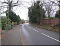 Suburban country lane - Thames Ditton in KT7 0TY