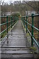 Footbridge over the River Derwent in DH8 8SD