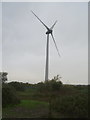 Wind turbine near Pinewood Studio Wales in Trowbridge Community