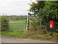 Public footpath at Nash, near Keston in BR2 6AP