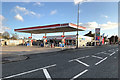Esso Filling Station on Warrington Road, Wigan in WN3 5UT