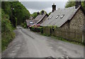 Houses on the west side of Heol Giedd, Cwmgiedd, Powys in SA9 1ND