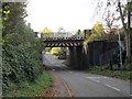 Railway bridge over Station Road in Leake Ward