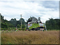 Claas Lexion 580 combine harvester in CM1 4NJ