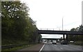 Overbridge at M56 junction 5 in WA15 8TR