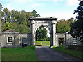 Arch at the southern entrance to Moor Park in WD3 1QH