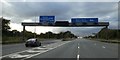 Gantry over M56 at junction 9, with M6 in WA16 0SG