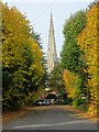 The spire of St Mary's church, Selly Oak in B29 6ND