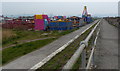 Fairground next to the Wales Coast Path in LL22 9NY
