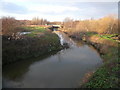 Staveley - River Rother viewed from Hall Lane in S43 3YA
