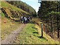 Llwybr uwchben Blaengarw / Path above Blaengarw in CF32 8AP