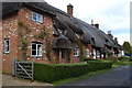 Thatched cottages at Forton in SP11 6NL