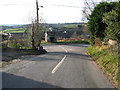 Junction of two country roads, Ruardean Woodside in GL17 9UA