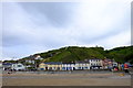 Llangrannog from the beach in SA44 6SF