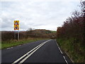 Steep descent on the A595 in CA18 1RR