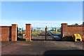 Entrance to New Cumnock Cemetery in KA18 4HU