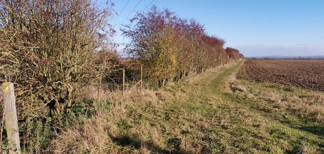 Diverted path towards Hibaldstow in DN20 9PA