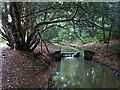 Weir on Hartsbourne Stream in WD19 5AD