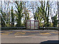 Bus stop and shelter, Tanerdy, Carmarthen in SA31 2EY