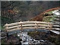 Golden Clough with new footbridge in S33 7ZG