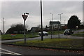Roundabout on Link Road, Hemel Hempstead in HP2 5NT