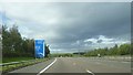 A74(M) approaching junction 15 in DG10 9PG