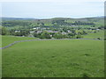 View towards Langcliffe from the Pennine Bridleway in BD24 9LY