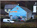 Mural on Parton Village Hall in CA28 6NZ