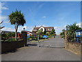 Entrance to caravan park, Brean in Berrow and Brean