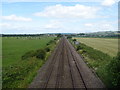 Railway towards Weston-super-Mare in BS24 0HA