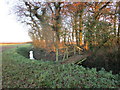 Footbridge close to Broach Road in Navenby & Brant Broughton Ward