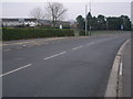 Looking along the road (opposite school) in Tredegar Community