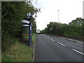 Bus stop and shelter on Sandyfields Road in DY3 3DJ