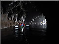 Kayakers inside the Long Gallery in AB39 2TN
