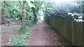 Path nearing Ducks Hill Road in HA6 2SR