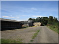 Farm buildings and bridleway near Wadenhoe Lodge in Wadenhoe