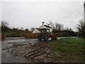 Tractor and mud in GL14 1QY
