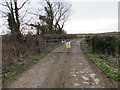 Gate across a side road, Tythegston in CF32 0NE