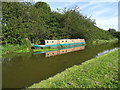 Narrow boat on the Shropshire Union Canal in CH2 4FD
