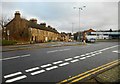 Busby Road at Sheddens Roundabout in G76 8BL