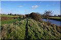 Royal Military Canal Path towards Warehorne in TN26 2LJ