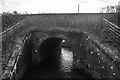 Tributary of the River Eden and railway tunnel near Springfield in KY15 7TA