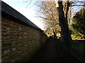 Footpath by the churchyard, Bloxham in OX15 4TY