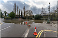 Car park under water in KT22 9AU