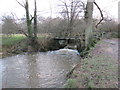 Footbridge across Eden Brook near Lingfield in RH7 6EF
