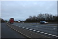The A43 approaching Towcester in NN12 6JD