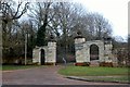 The entrance to Easton Neston, Towcester in NN12 7AH