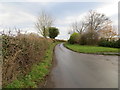 Straight Lane leaving Burton Leonard in HG3 3RZ